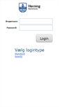 Mobile Screenshot of intranet.herning.dk